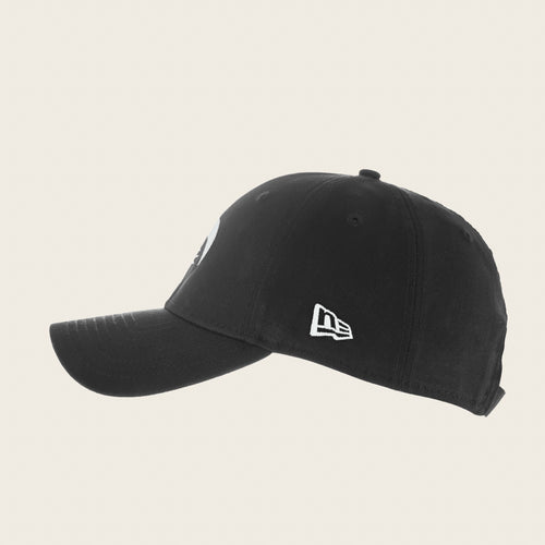 Bad Dog — black six-panel cap, left side profile